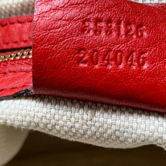 100% Auth Gucci Soho Red Calfskin Shoulder Bag - Picture 11 of 11